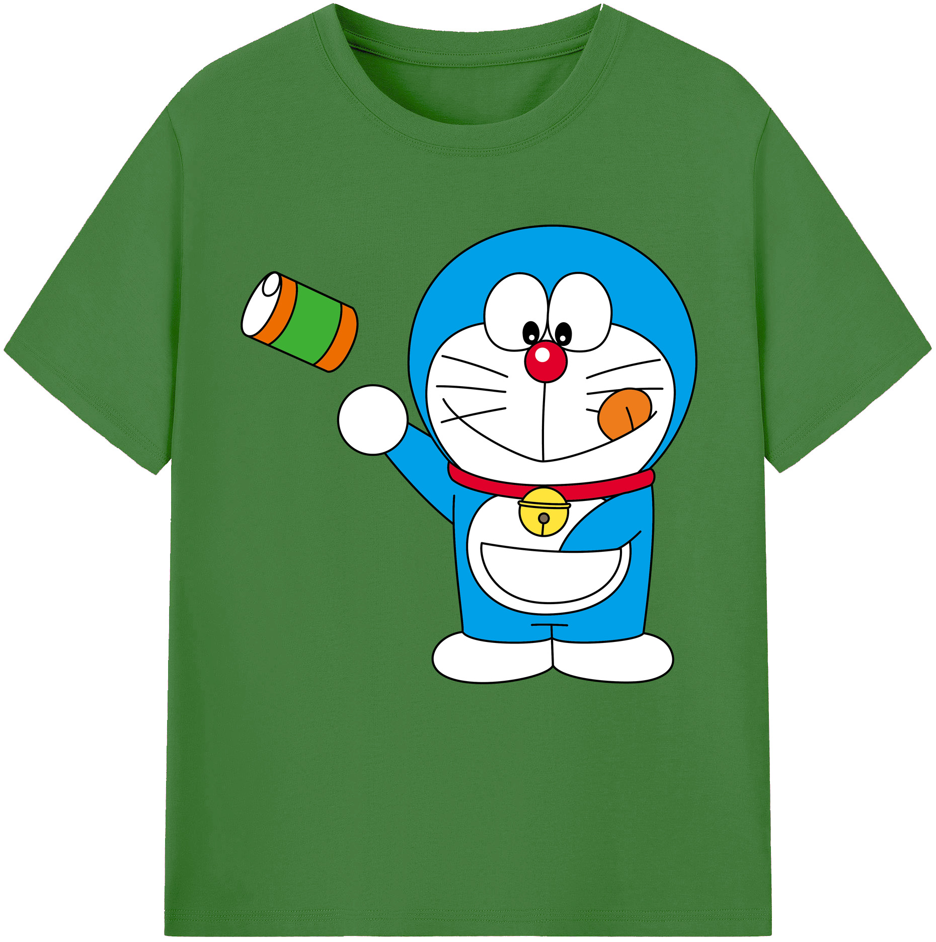 （画像用） ドラえもん Doraemon レディースカジュアルプリントTシャツ（綿100％）